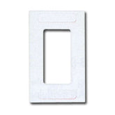 Siemon DR-S-02 Single Gang Plastic Designer Faceplate